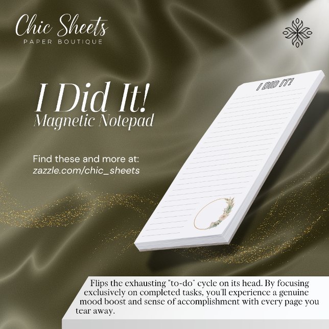 “I Did It” Magnetic Notepad (Creator Uploaded)