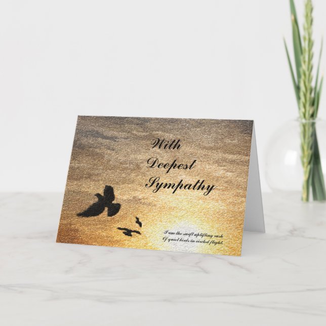 I Did Not Die Sympathy Card (Front)