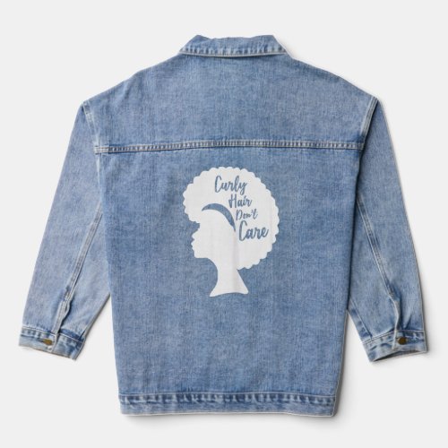 I Didnt Choose To Be Black Just Got Lucky Bhm Afr Denim Jacket