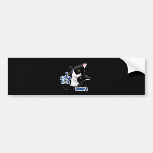 I didn't do it Cat Bumper Sticker