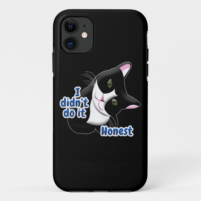 I didn't do it Cat Case-Mate iPhone Case (Back)