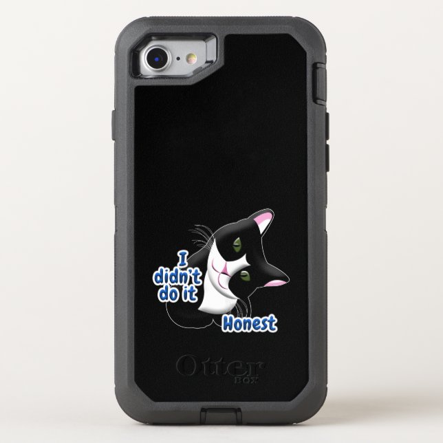 I didn't do it Cat Otterbox iPhone Case (Back)