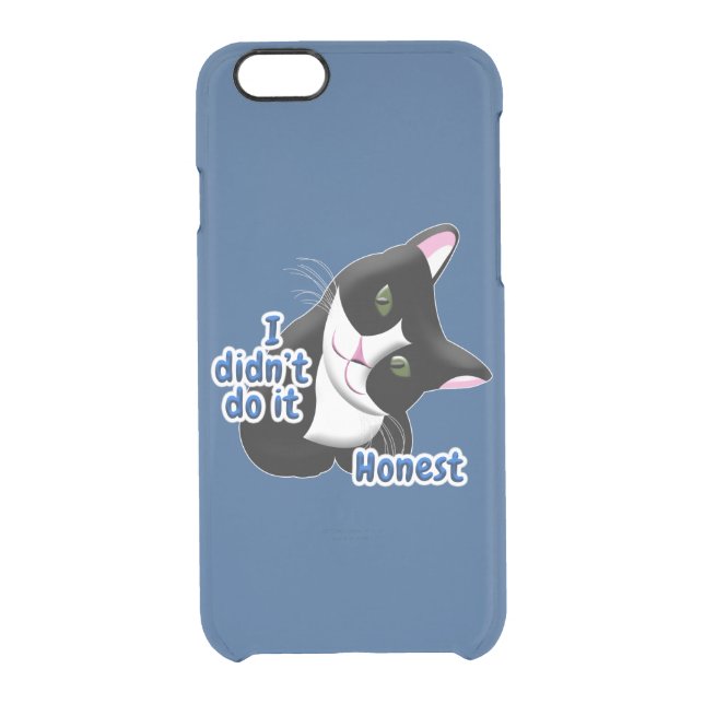 I didn't do it Cat Uncommon iPhone Case (Back)