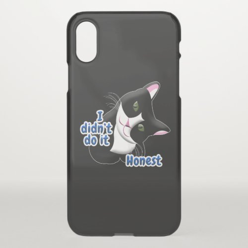 I didnt do it Cat iPhone X Case