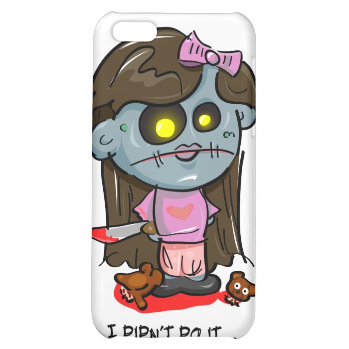 "I didn't do it" zombie girl iPhone 4G case Cover For iPhone 5C