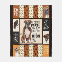 Pitbull fleece blanket 2025