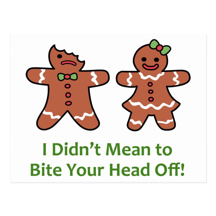 I Didn't Mean To Postcard | Zazzle.com