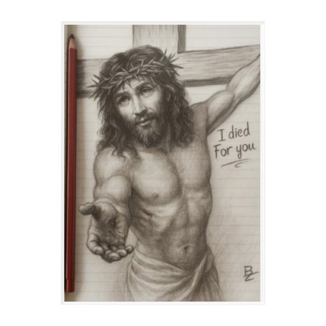 I Died For You Acrylic Print (Front)