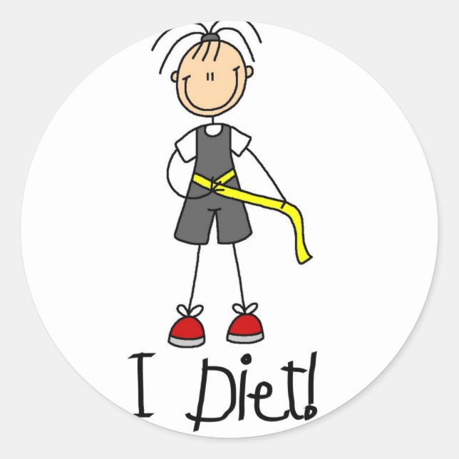 I Diet Sticker (Front)