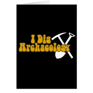 I Dig Archaeology Cards