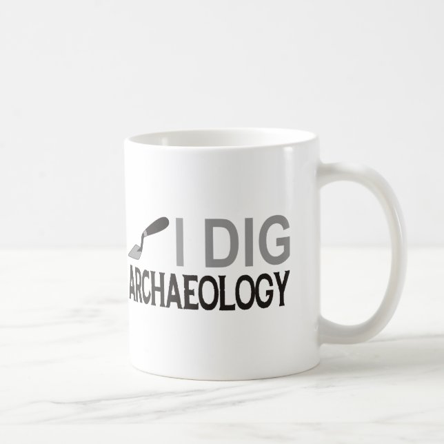I Dig Archaeology Coffee Mug (Right)