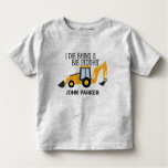 I Dig Being A Big Brother Construction Truck Name Toddler T-shirt at Zazzle