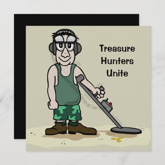 I Dig Booty Metal Detecting Guy (Front/Back)