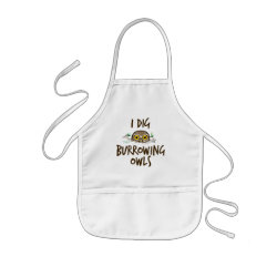 I Dig Burrowing Owls Kid's Apron