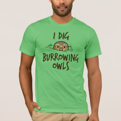 I Dig Burrowing Owls Men's Basic American Apparel T-Shirt