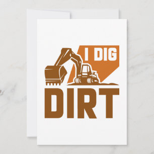 I Dig Dirt Thank You Card