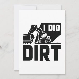 I Dig Dirt Thank You Card