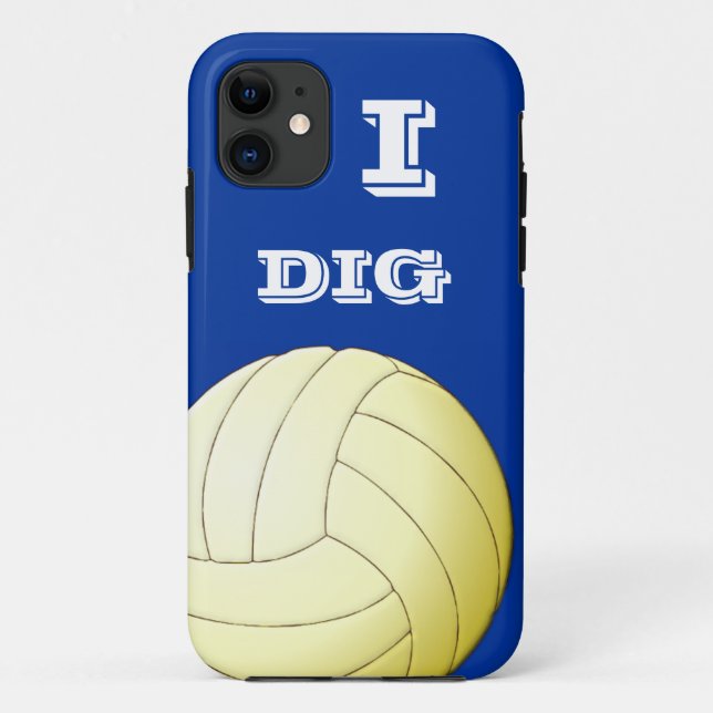 I DIG  VOLLEYBALL iPhone 5 Case (Back)