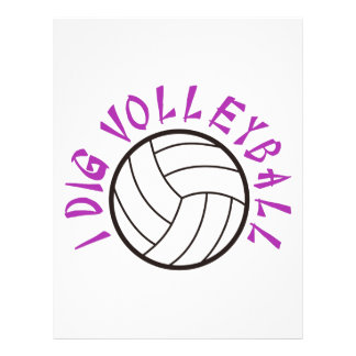 Volleyball Letterhead | Zazzle