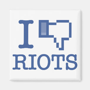 I DISLIKE RIOTS MAGNET