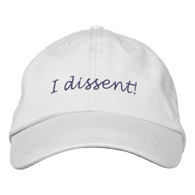 I dissent! Baseball cap (Front)