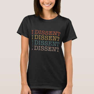 I Dissent Collar Notorious Rbg Girl Power Feminism T-Shirt