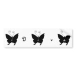 i Diva Butterfly Bumper Sticker