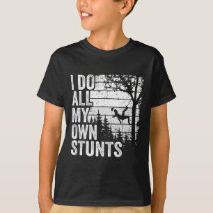 I Do All My Own Stunts Arborist Mens Vintage Tree T-Shirt