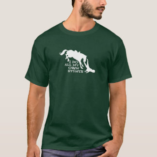 I Do All My Own Stunts Horse boy T-Shirt