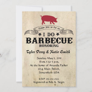 I Do Barbecue Invitation