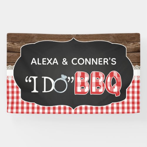 I Do BBQ Banner _ Red