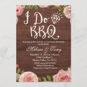 I Do BBQ Barbecue Shower Invitation