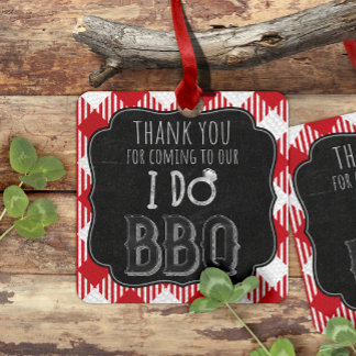 I Do BBQ Bridal & Wedding Shower Favor Tags