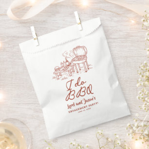 I Do BBQ Couple Shower Engagement Favor Bag