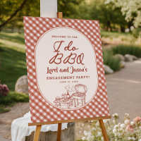 I Do BBQ Couple Shower Engagement Welcome Party