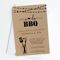 I Do BBQ Couples Wedding Bridal Shower Engagement