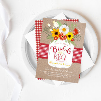 I Do Bbq Engagement Bridal Shower Invitation by YourMainEvent at Zazzle