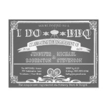 I Do | BBQ | Engagement Monogram