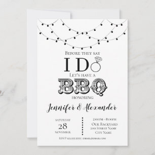 I do bbq engagement party couples shower