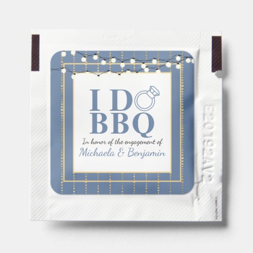 I Do BBQ Engagement Party Couples Shower Hand Sanitizer Packet