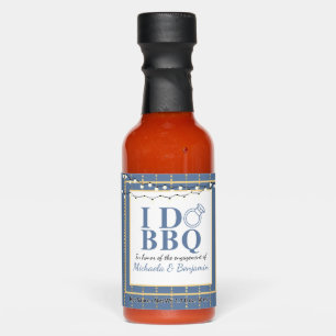 I Do BBQ Engagement Party Couples Shower Hot Sauces