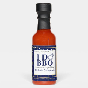 I Do BBQ Engagement Party Couples Shower Hot Sauces
