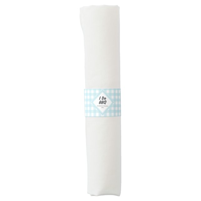 I Do BBQ Napkin Bands (Front)