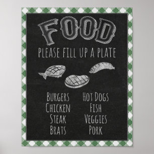 I Do BBQ Party Food Bar, BBQ Bar & Grill Sign