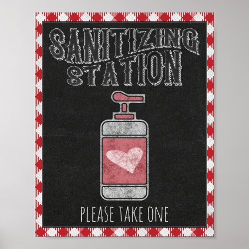 I Do BBQ Party Sanitizing Station Sign