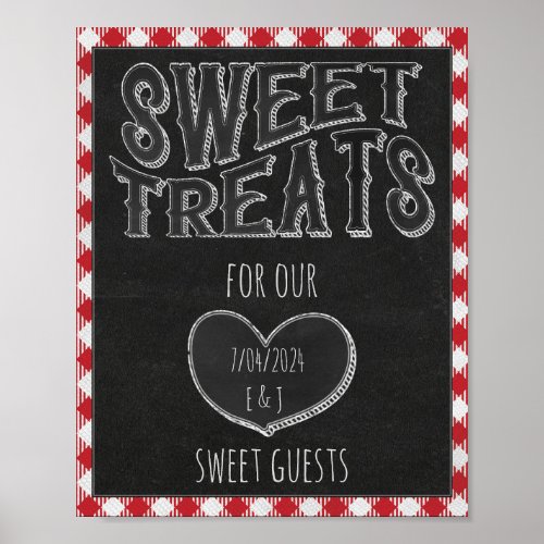 I Do BBQ Party Sweet Treats Engagement Party Sign