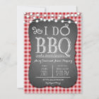 I Do BBQ Red Gingham Couples Shower in Chalk