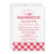 I Do BBQ Red Rustic Wedding Engagement