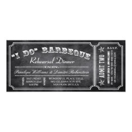 Rehearsal Dinner Ticket Invitations Announcements Zazzle I Do Bbq Ticket Invitations Rehearsal Dinner