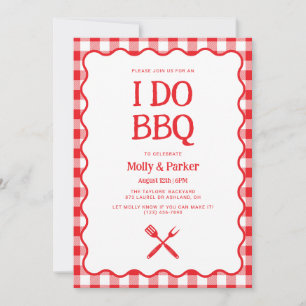 I Do BBQ Wedding Barbecue Invitation